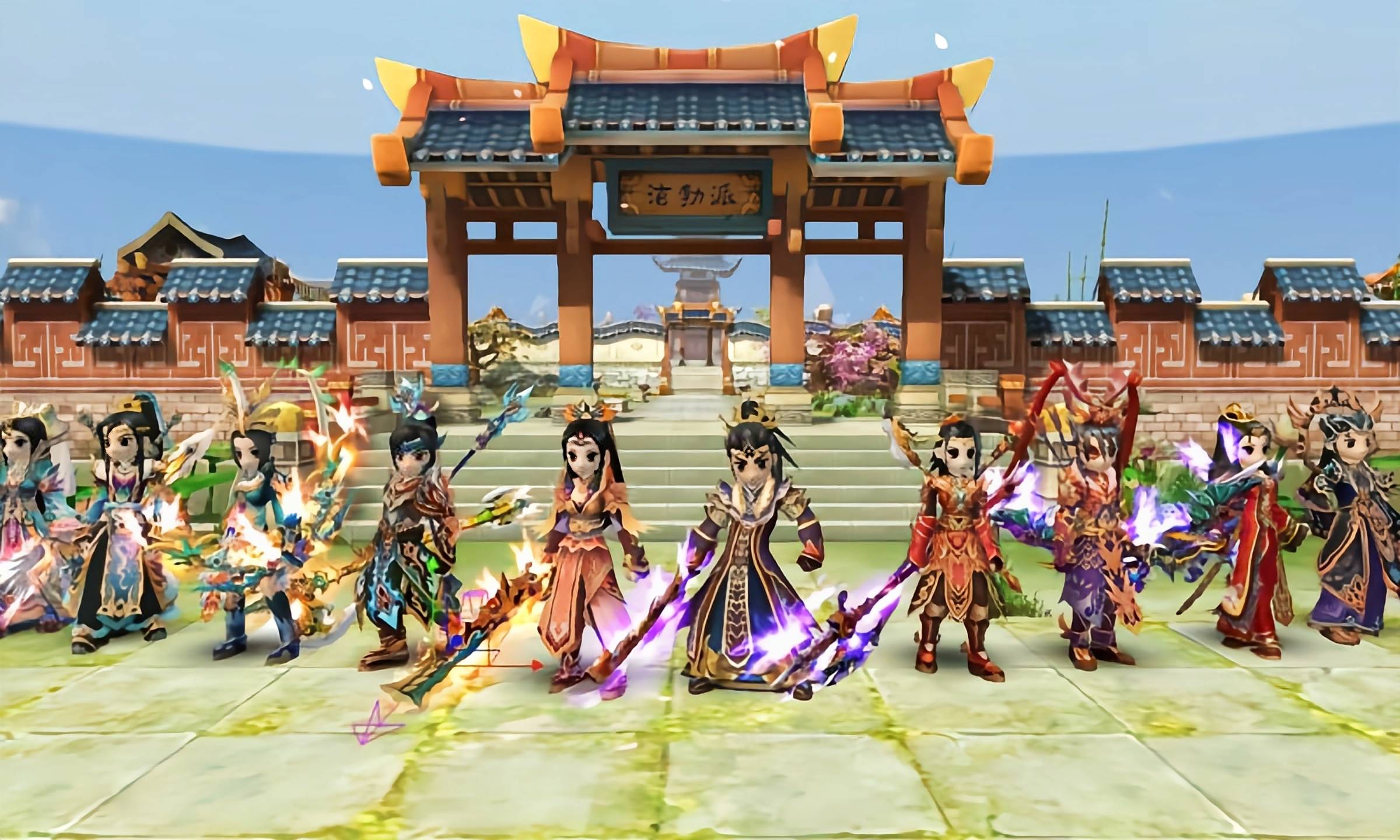 热血江湖（新）轻功战斗炫酷画面展示